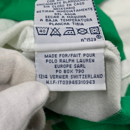 【中古品】【メンズ】 CUSTOM FIT RUGBY BORDER LS SHIRT ラグビー ボーダー ロングスリーブ シャツ 長袖 146-260326-as-11-izu サイズ：XL カラー：グリーン×ホワイト 万代Net店