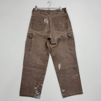 【中古品】【メンズ】 TOUGHDUCK タフダック 90S DUCK CARGO PANTS ダック カーゴ パンツ ボトムス ズボン 157-260331-cs-09-izu サイズ：32×32 カラー：ブラウン 万代Net店