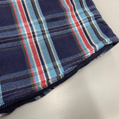 【中古品】【メンズ】 90S THERMAL LINER FLANNEL CHECK HOODIE SHIRT サーマル ライナー フランネル チェック フーディー シャツ トップス 長袖 146-260325-cs-07-izu サイズ：L カラー：マルチ 万代Net店