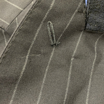 【現状渡し品】【メンズ】 MARKS&SPENCER マークス&スペンサー SARTORIAL WOOL STRIPE TAILORED JACKET ストライプ テーラードジャケット UK製 146-260326-as-13-izu サイズ：38S カラー：ブラック系 万代Net店