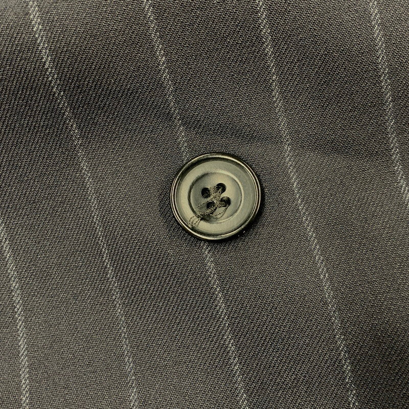 【現状渡し品】【メンズ】 MARKS&SPENCER マークス&スペンサー SARTORIAL WOOL STRIPE TAILORED JACKET ストライプ テーラードジャケット UK製 146-260326-as-13-izu サイズ：38S カラー：ブラック系 万代Net店