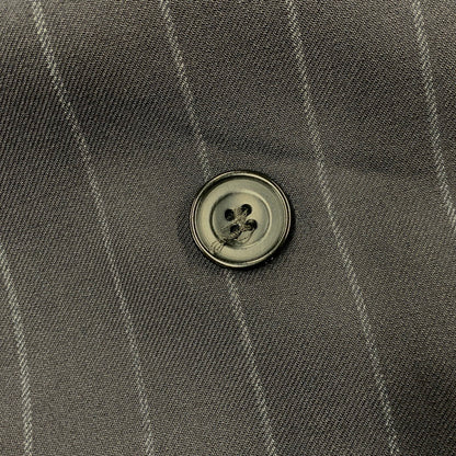 【現状渡し品】【メンズ】 MARKS&SPENCER マークス&スペンサー SARTORIAL WOOL STRIPE TAILORED JACKET ストライプ テーラードジャケット UK製 146-260326-as-13-izu サイズ：38S カラー：ブラック系 万代Net店