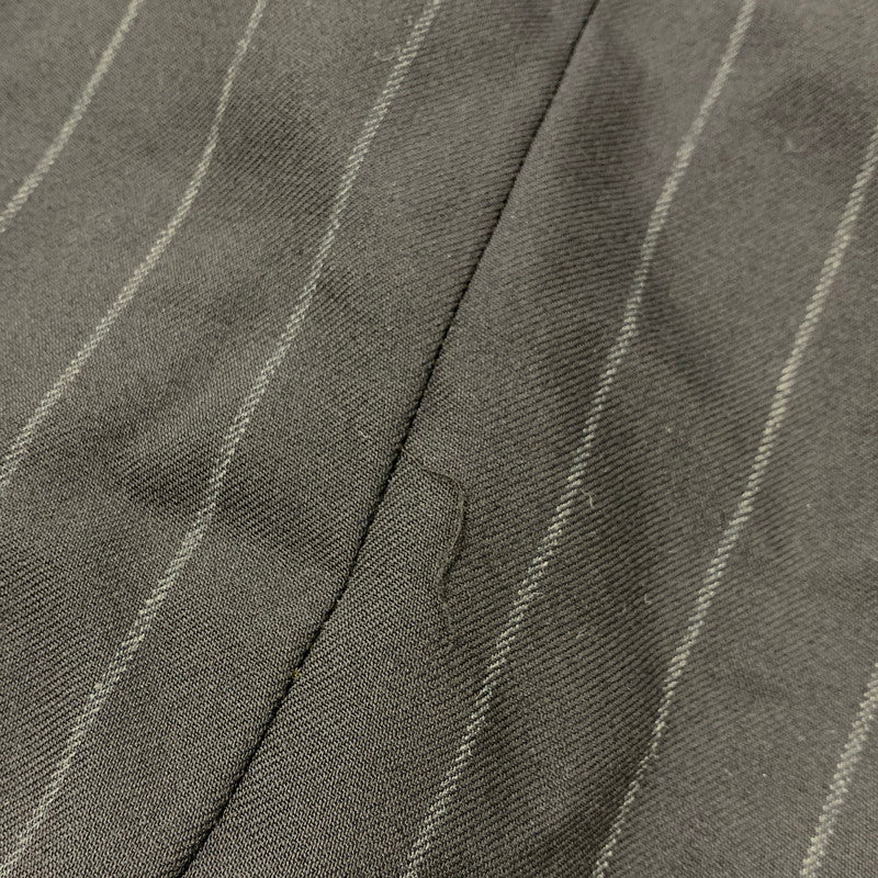 【現状渡し品】【メンズ】 MARKS&SPENCER マークス&スペンサー SARTORIAL WOOL STRIPE TAILORED JACKET ストライプ テーラードジャケット UK製 146-260326-as-13-izu サイズ：38S カラー：ブラック系 万代Net店