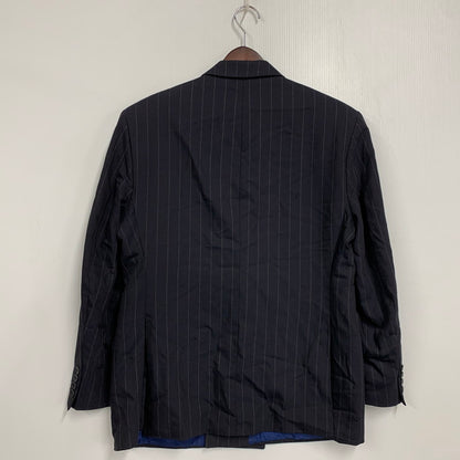 【現状渡し品】【メンズ】 MARKS&SPENCER マークス&スペンサー SARTORIAL WOOL STRIPE TAILORED JACKET ストライプ テーラードジャケット UK製 146-260326-as-13-izu サイズ：38S カラー：ブラック系 万代Net店