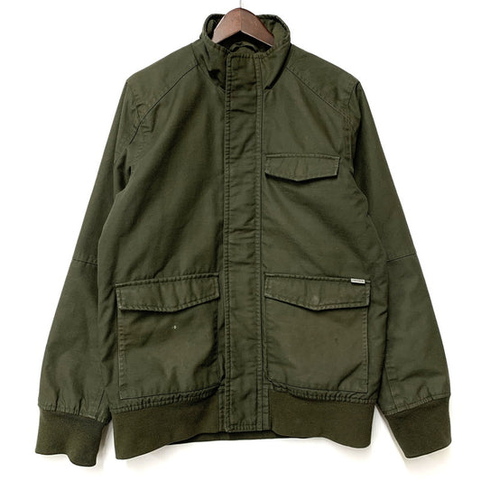 【中古品】【メンズ】 COTTON WORK JACKET コットン ワーク ジャケット アウター 146-260323-ya-20-izu サイズ：下記参照 カラー：カーキ 万代Net店