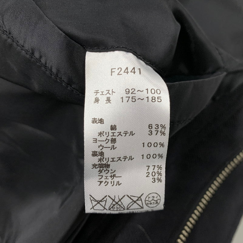 【中古品】【メンズ】 HOODED DOWN JACKET F2441 フーデッド ダウンジャケット アウター 141-260326-as-09-izu サイズ：M カラー：ブラック 万代Net店