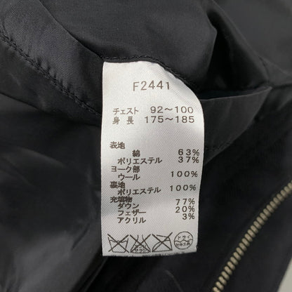 【中古品】【メンズ】 HOODED DOWN JACKET F2441 フーデッド ダウンジャケット アウター 141-260326-as-09-izu サイズ：M カラー：ブラック 万代Net店