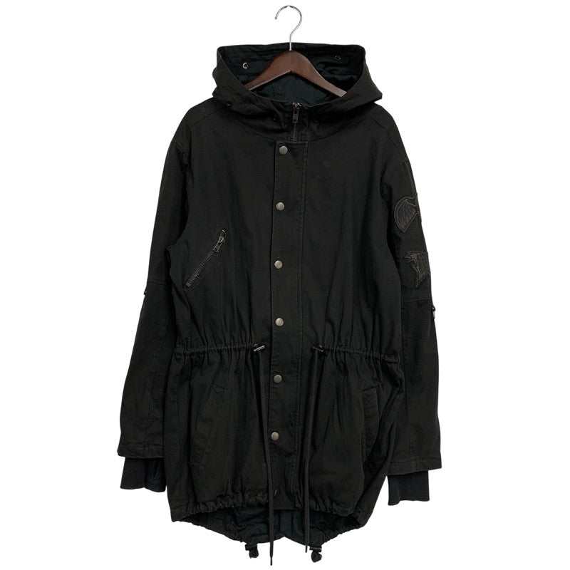 【中古品】【メンズ】 KILLSTAR キルスター MODS COAT モッズコート アウター 147-260326-as-07-izu サイズ：L カラー：ブラック 万代Net店