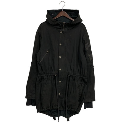 【中古品】【メンズ】 KILLSTAR キルスター MODS COAT モッズコート アウター 147-260326-as-07-izu サイズ：L カラー：ブラック 万代Net店