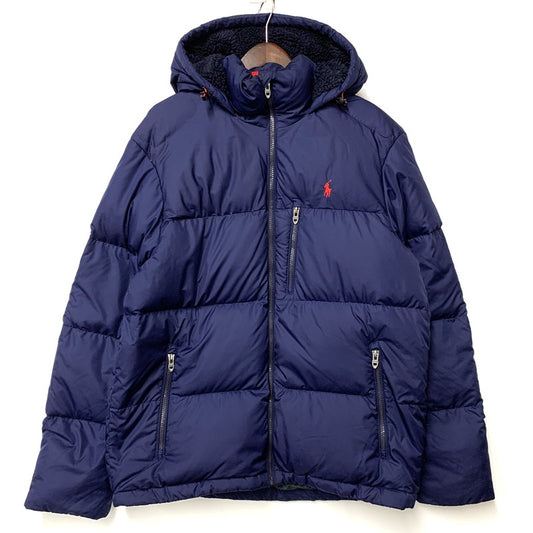 【中古品】【メンズ】 IT03945310963 750FP RED PONY HOODED DOWN JACKET レッド ポニー フーデッド ダウンジャケット アウター 147-260323-ya-17-izu サイズ：M カラー：NAVY 万代Net店