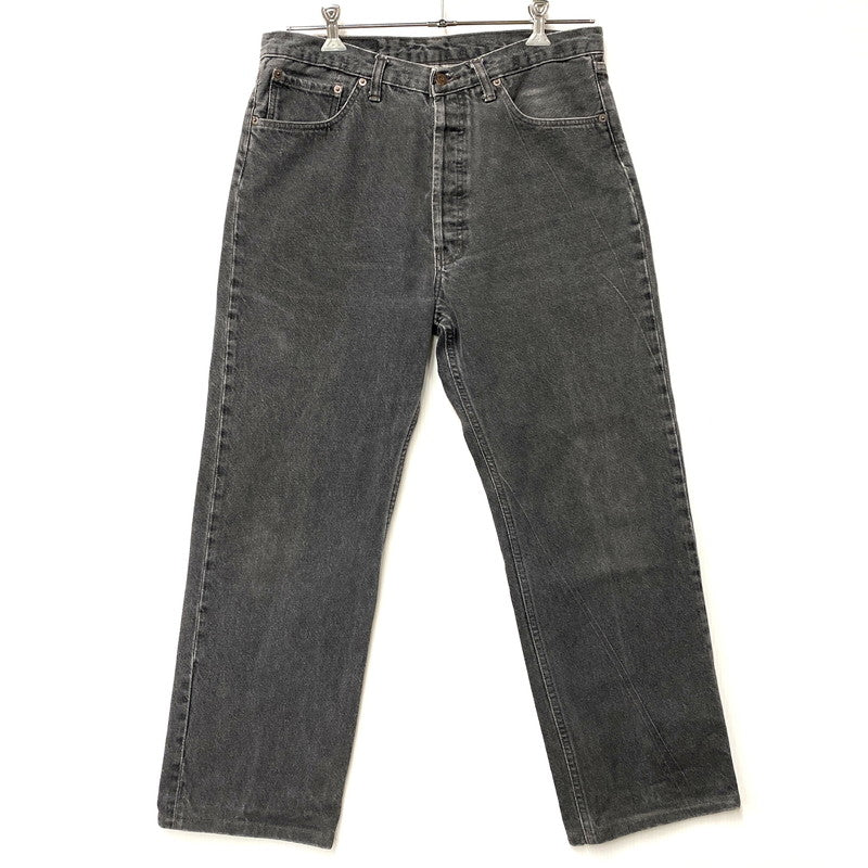 【中古品】【メンズ】 Levi's リーバイス 501 BLACK DENIM PANTS 501-0608 ブラックデニムパンツ USA製 刻印680 先染め ジーンズ ボトムス 157-260323-as-07-izu サイズ：36×32 カラー：ブラック 万代Net店