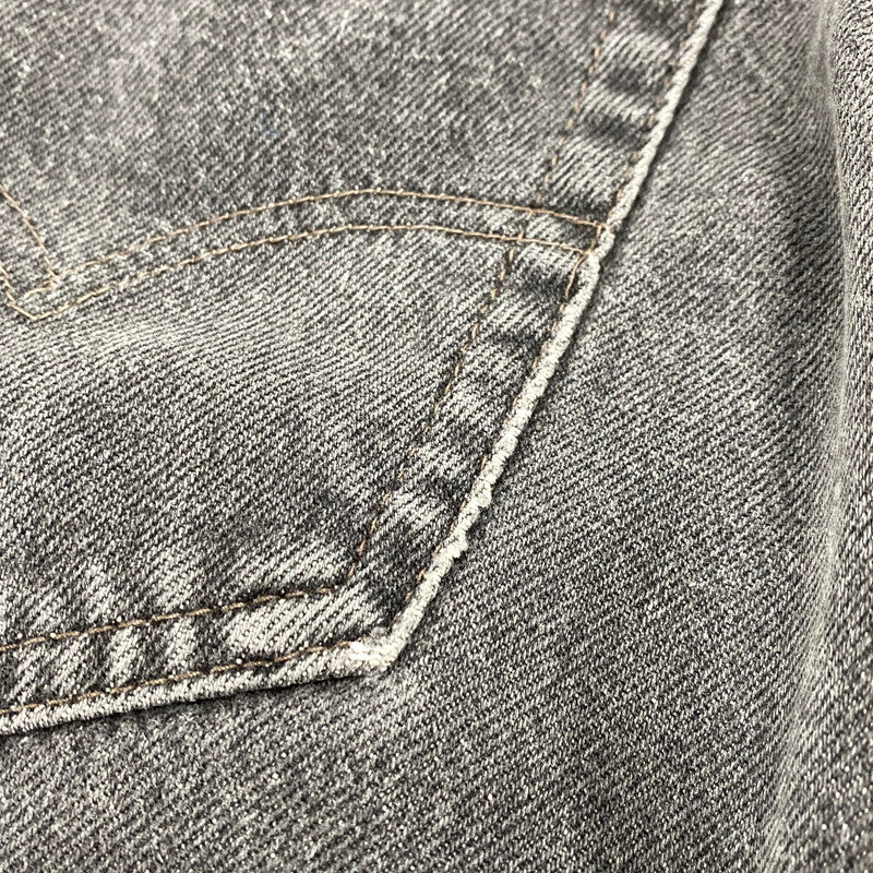 【中古品】【メンズ】 Levi's リーバイス 501 BLACK DENIM PANTS 501-0608 ブラックデニムパンツ USA製 刻印680 先染め ジーンズ ボトムス 157-260323-as-07-izu サイズ：36×32 カラー：ブラック 万代Net店