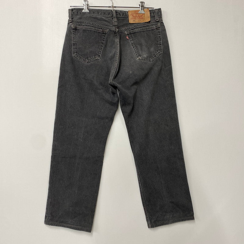 【中古品】【メンズ】 Levi's リーバイス 501 BLACK DENIM PANTS 501-0608 ブラックデニムパンツ USA製 刻印680 先染め ジーンズ ボトムス 157-260323-as-07-izu サイズ：36×32 カラー：ブラック 万代Net店