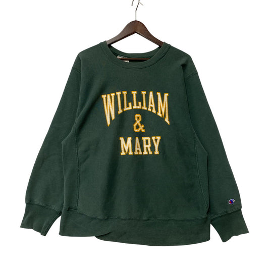 【中古品】【メンズ】 トリコタグ後期 USA製 80’S WILLIAM&MARY REVERSWEAVE CREWNECK リバースウィーブ クルーネック トップス 長袖 146-260325-cs-04-izu サイズ：L カラー：グリーン 万代Net店
