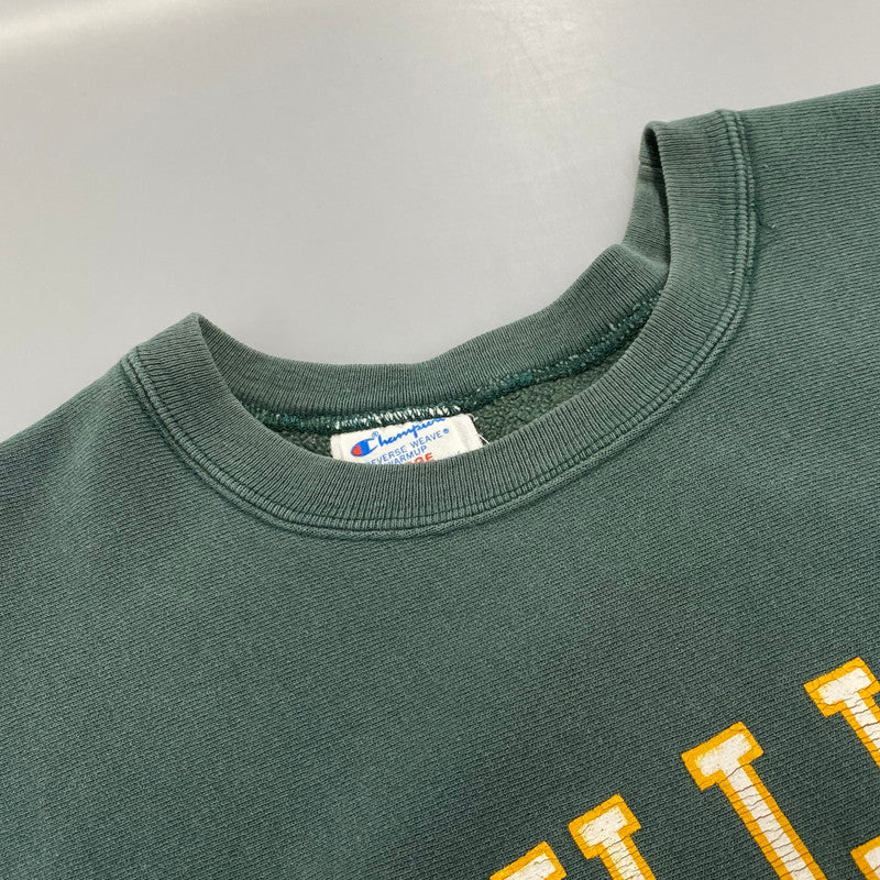 【中古品】【メンズ】 トリコタグ後期 USA製 80’S WILLIAM&MARY REVERSWEAVE CREWNECK リバースウィーブ クルーネック トップス 長袖 146-260325-cs-04-izu サイズ：L カラー：グリーン 万代Net店