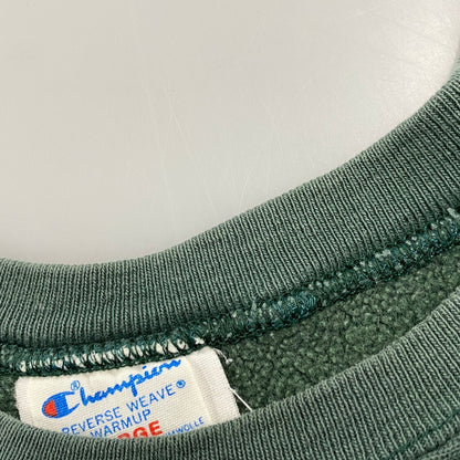 【中古品】【メンズ】 トリコタグ後期 USA製 80’S WILLIAM&MARY REVERSWEAVE CREWNECK リバースウィーブ クルーネック トップス 長袖 146-260325-cs-04-izu サイズ：L カラー：グリーン 万代Net店