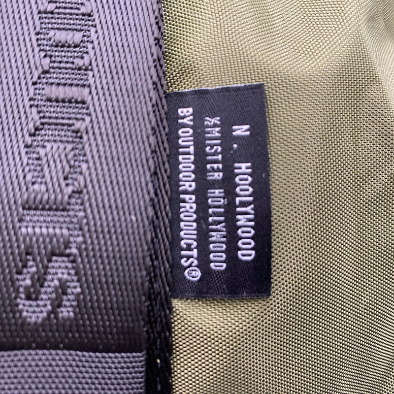 【中古美品】【メンズ/レディース】 N.HOOLYWOOD エヌハリウッド × OUTDOOR PRODUCTS アウトドアプロダクツ BARREL BAG 2252-AC05 バレルバッグ カバン 鞄 188-260323-as-19-izu カラー：カーキ 万代Net店