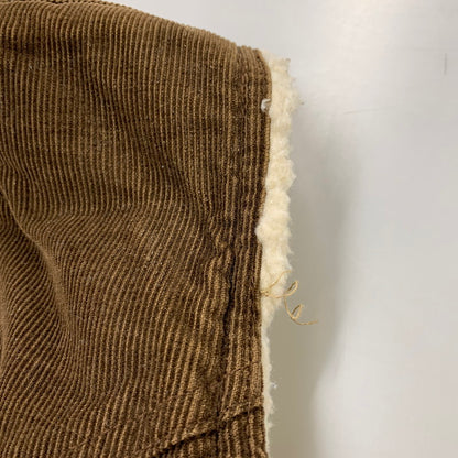 【中古品】【メンズ】 CORDUROY BOA VEST コーデュロイ ボア ベスト USA製 146-260326-as-15-izu サイズ：XL カラー：ブラウン 万代Net店