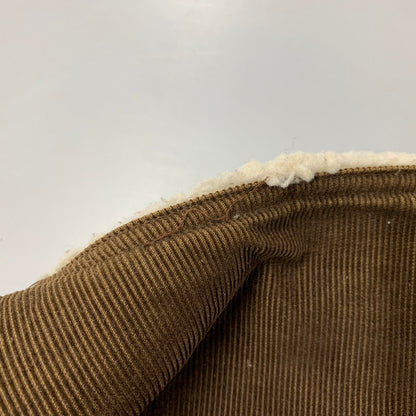 【中古品】【メンズ】 CORDUROY BOA VEST コーデュロイ ボア ベスト USA製 146-260326-as-15-izu サイズ：XL カラー：ブラウン 万代Net店