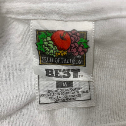 【中古品】【メンズ】 FRUIT OF THE LOOM フルーツ オブ ザルーム ドミニカ製 SMILEY FACE TEE スマイリー フェイス 半袖Tシャツ トップス 146-260327-yn-03-izu サイズ：M カラー：ホワイト 万代Net店