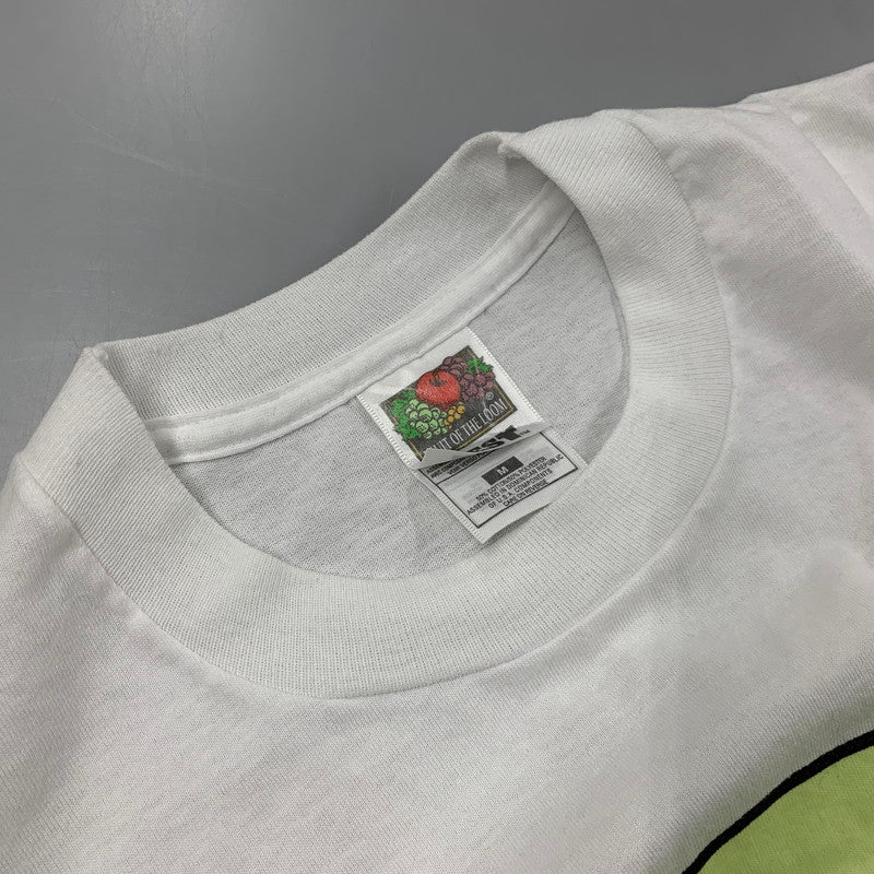 【中古品】【メンズ】 FRUIT OF THE LOOM フルーツ オブ ザルーム ドミニカ製 SMILEY FACE TEE スマイリー フェイス 半袖Tシャツ トップス 146-260327-yn-03-izu サイズ：M カラー：ホワイト 万代Net店