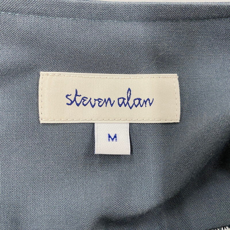 【中古品】【レディース】 STEVEN ALAN 8226-299-0383 GATHER MAXI DRESS ギャザー マキシ ドレス 170-260327-cs-22-izu サイズ：M カラー：グリーン系 万代Net店