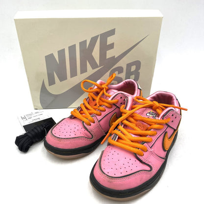 【中古品】【キッズ】 NIKE SB ナイキエスビー × THE POWERPUFF GIRLS パワーパフガールズ DUNK LOW PRO QS PS FZ3351-600 ダンク ロー プロ QS PS スニーカー 靴 166-260323-as-15-izu サイズ：18.5cm カラー：LOTUS PINK/MAGMA ORANGE-ORANGE 万代Net店