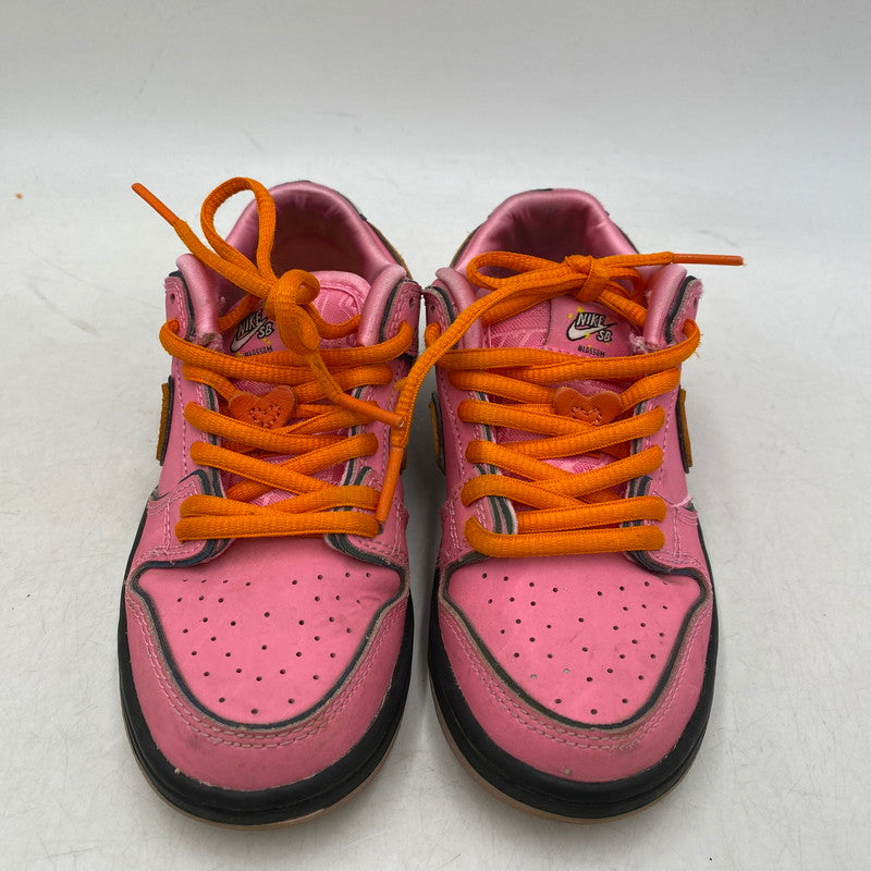【中古品】【キッズ】 NIKE SB ナイキエスビー × THE POWERPUFF GIRLS パワーパフガールズ DUNK LOW PRO QS PS FZ3351-600 ダンク ロー プロ QS PS スニーカー 靴 166-260323-as-15-izu サイズ：18.5cm カラー：LOTUS PINK/MAGMA ORANGE-ORANGE 万代Net店