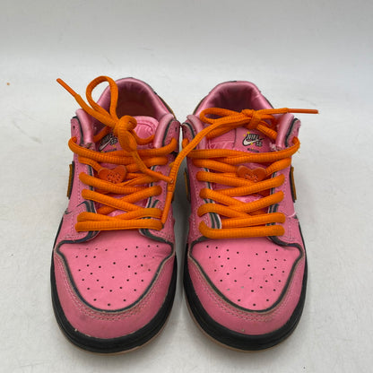 【中古品】【キッズ】 NIKE SB ナイキエスビー × THE POWERPUFF GIRLS パワーパフガールズ DUNK LOW PRO QS PS FZ3351-600 ダンク ロー プロ QS PS スニーカー 靴 166-260323-as-15-izu サイズ：18.5cm カラー：LOTUS PINK/MAGMA ORANGE-ORANGE 万代Net店