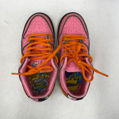 【中古品】【キッズ】 NIKE SB ナイキエスビー × THE POWERPUFF GIRLS パワーパフガールズ DUNK LOW PRO QS PS FZ3351-600 ダンク ロー プロ QS PS スニーカー 靴 166-260323-as-15-izu サイズ：18.5cm カラー：LOTUS PINK/MAGMA ORANGE-ORANGE 万代Net店