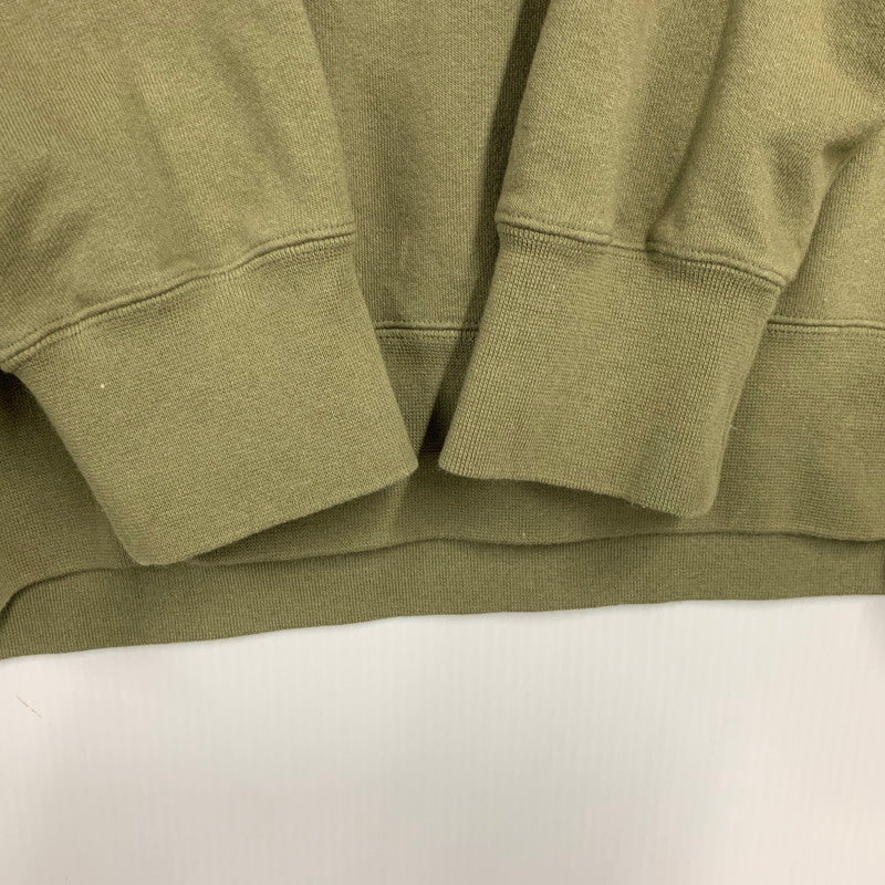 【中古品】【メンズ】 NT12502Z CENTER SQUARE LOGO CREWNECK SWEAT センター スクエア ロゴ クルーネック スウェット トップス 144-260327-yn-05-izu サイズ：XL カラー：カーキ 万代Net店