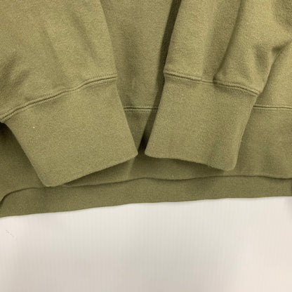 【中古品】【メンズ】 NT12502Z CENTER SQUARE LOGO CREWNECK SWEAT センター スクエア ロゴ クルーネック スウェット トップス 144-260327-yn-05-izu サイズ：XL カラー：カーキ 万代Net店