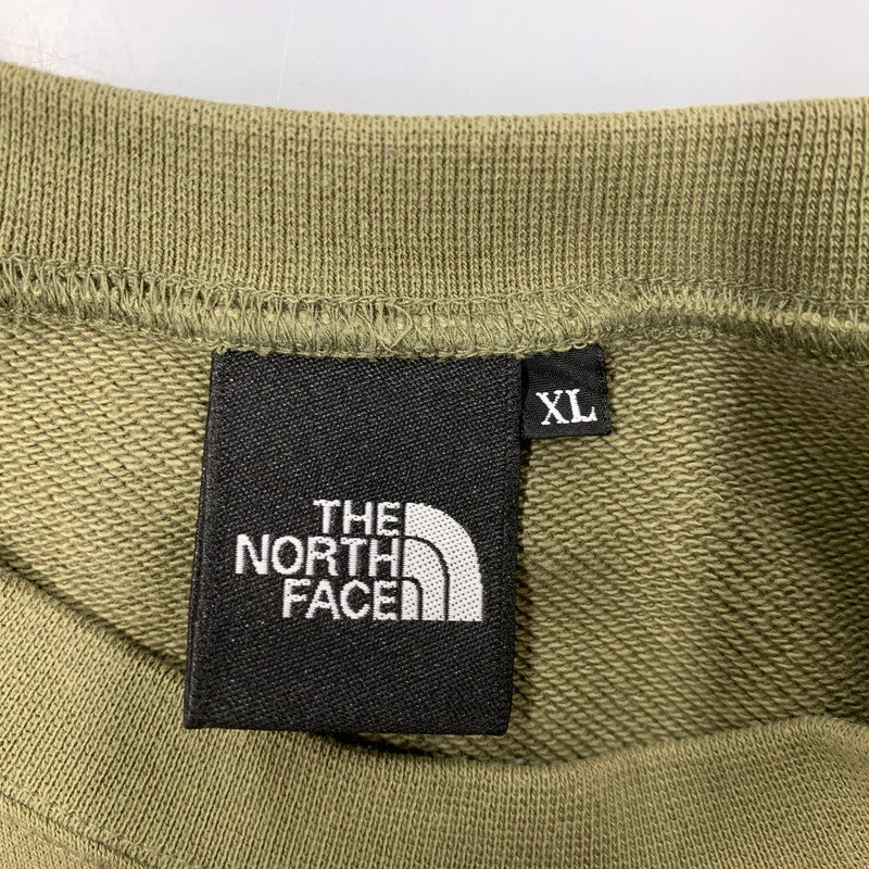 【中古品】【メンズ】 NT12502Z CENTER SQUARE LOGO CREWNECK SWEAT センター スクエア ロゴ クルーネック スウェット トップス 144-260327-yn-05-izu サイズ：XL カラー：カーキ 万代Net店