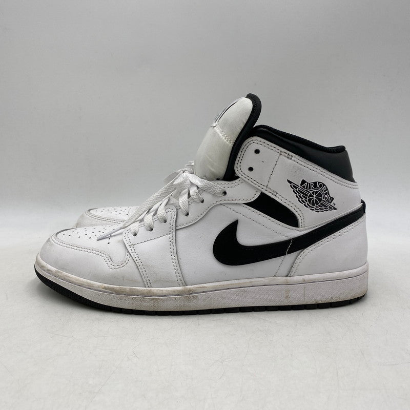 【中古品】【メンズ】 AIR JORDAN 1 MID DQ8426-132 エア ジョーダン 1 ミッド スニーカー シューズ 靴 160-260327-as-09-izu サイズ：28.5cm カラー：WHITE/BLACK-WHITE-BLACK 万代Net店