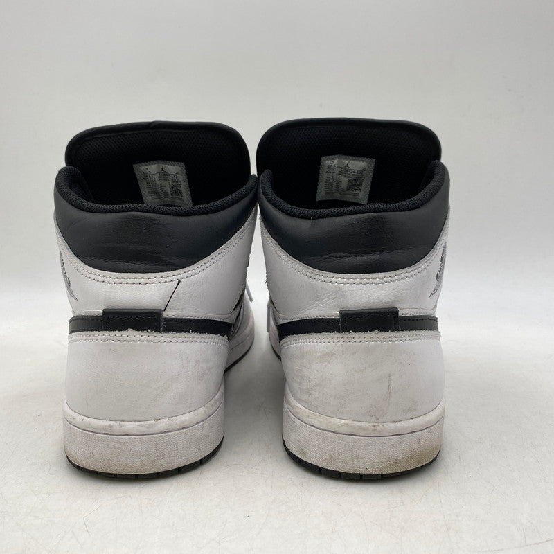 【中古品】【メンズ】 AIR JORDAN 1 MID DQ8426-132 エア ジョーダン 1 ミッド スニーカー シューズ 靴 160-260327-as-09-izu サイズ：28.5cm カラー：WHITE/BLACK-WHITE-BLACK 万代Net店