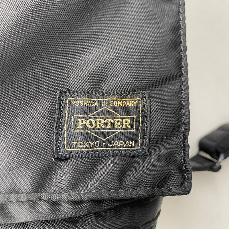 【中古品】【メンズ/レディース】 PORTER ポーター TANKER BACKPACK 622-79388 タンカー バックパック リュック バッグ カバン 鞄 188-260323-as-18-izu カラー：ブラック 万代Net店