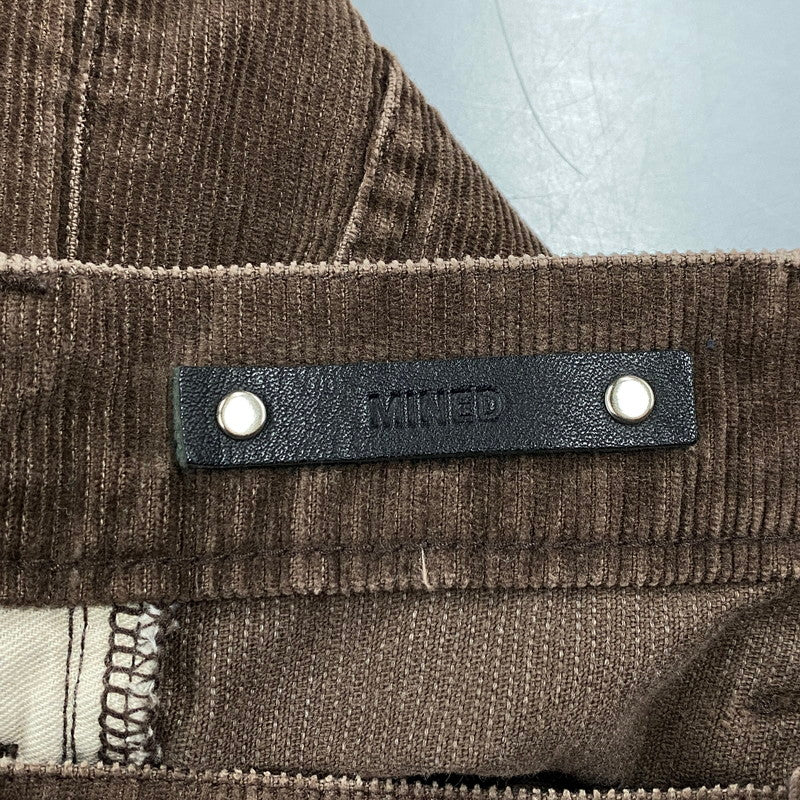 【中古品】【メンズ】 MINEDENIM マインデニム CORDUROY FLARE PANTS 2209-1001-65-302 コーデュロイ フレアパンツ ボトムス 151-260323-as-09-izu サイズ：7 カラー：ブラウン 万代Net店