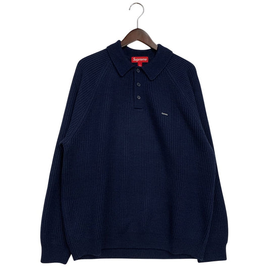 【中古品】【メンズ】 25FW SMALL BOX POLO SWEATER スモール ボックス ポロ セーター トップス 長袖 149-260325-cs-12-izu サイズ：L カラー：ネイビー 万代Net店