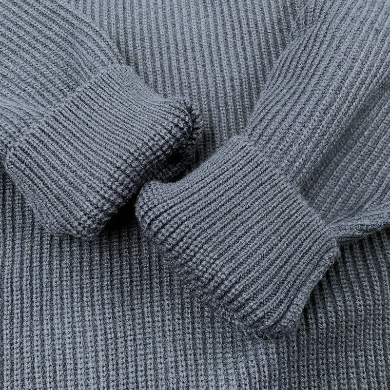 【中古品】【メンズ】 25FW SMALL BOX POLO SWEATER スモール ボックス ポロ セーター トップス 長袖 149-260325-cs-12-izu サイズ：L カラー：ネイビー 万代Net店