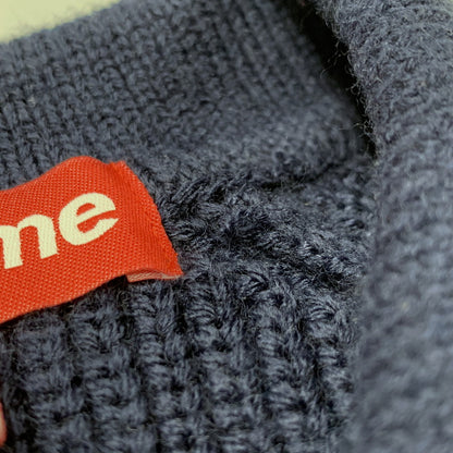 【中古品】【メンズ】 25FW SMALL BOX POLO SWEATER スモール ボックス ポロ セーター トップス 長袖 149-260325-cs-12-izu サイズ：L カラー：ネイビー 万代Net店
