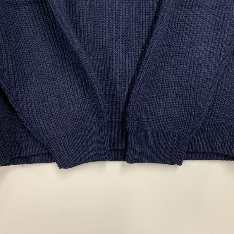 【中古品】【メンズ】 25FW SMALL BOX POLO SWEATER スモール ボックス ポロ セーター トップス 長袖 149-260325-cs-12-izu サイズ：L カラー：ネイビー 万代Net店