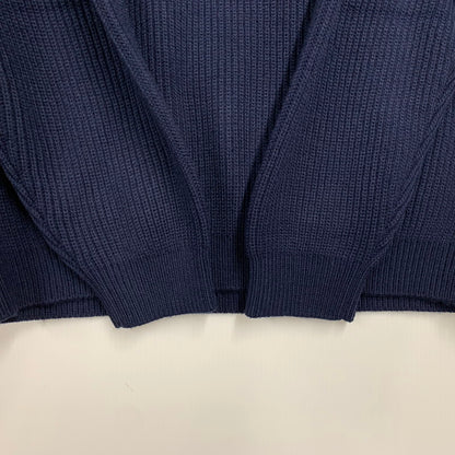 【中古品】【メンズ】 25FW SMALL BOX POLO SWEATER スモール ボックス ポロ セーター トップス 長袖 149-260325-cs-12-izu サイズ：L カラー：ネイビー 万代Net店