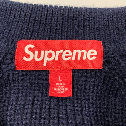 【中古品】【メンズ】 25FW SMALL BOX POLO SWEATER スモール ボックス ポロ セーター トップス 長袖 149-260325-cs-12-izu サイズ：L カラー：ネイビー 万代Net店