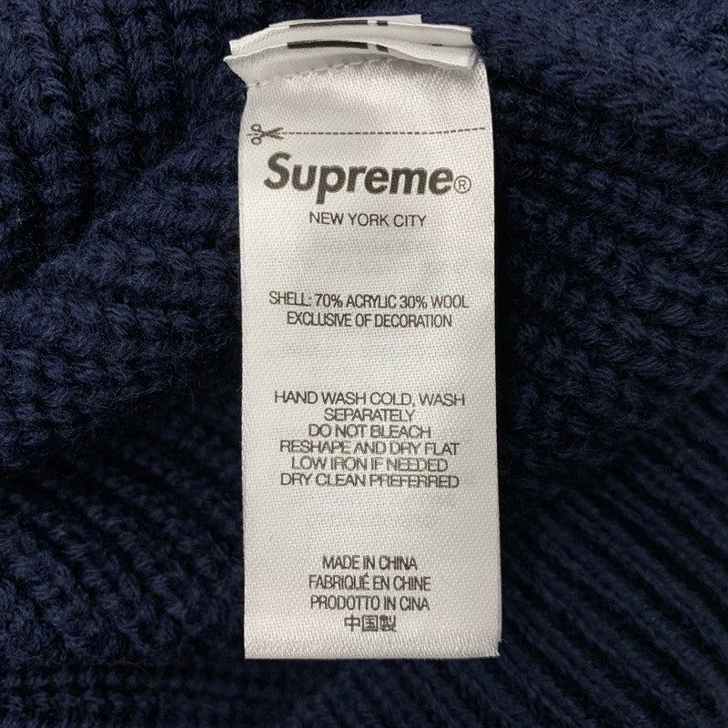 【中古品】【メンズ】 25FW SMALL BOX POLO SWEATER スモール ボックス ポロ セーター トップス 長袖 149-260325-cs-12-izu サイズ：L カラー：ネイビー 万代Net店
