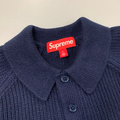 【中古品】【メンズ】 25FW SMALL BOX POLO SWEATER スモール ボックス ポロ セーター トップス 長袖 149-260325-cs-12-izu サイズ：L カラー：ネイビー 万代Net店