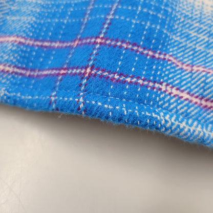 【中古品】【メンズ】 Supreme シュプリーム LINED FLANNEL SNAP SHIRT ラインド フランネル スナップ シャツ チェック 149-260323-as-06-izu サイズ：M カラー：ブルー系 万代Net店