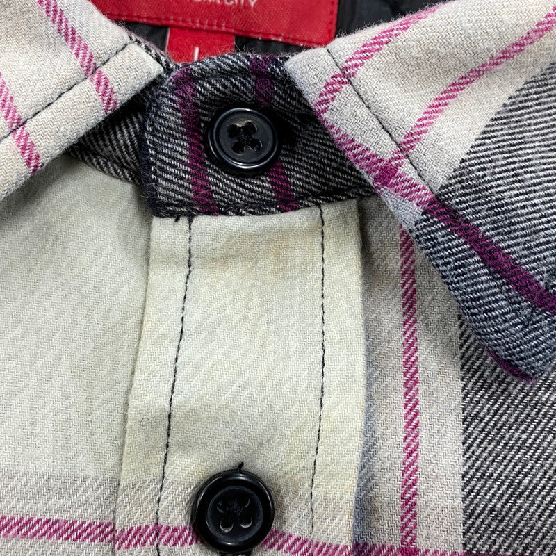 【中古品】【メンズ】 20FW QUILTED FLANNEL SHIRT キルティング フランネル シャツ トップス 長袖 149-260325-cs-08-izu サイズ：L カラー：マルチ 万代Net店