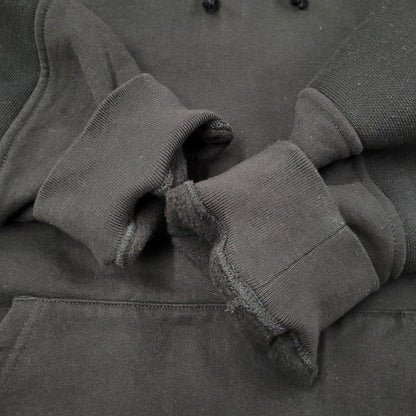 【中古品】【メンズ】 Supreme シュプリーム BIG LOGO JACQUARD HOODED SWEATSHIRT ビッグロゴ ジャガード フーデッド スウェットシャツ パーカー 149-260323-as-05-izu サイズ：L カラー：ブラック 万代Net店