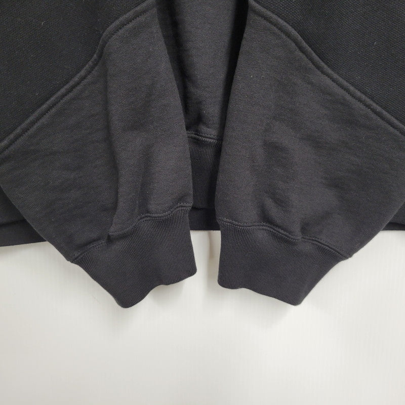 【中古品】【メンズ】 Supreme シュプリーム BIG LOGO JACQUARD HOODED SWEATSHIRT ビッグロゴ ジャガード フーデッド スウェットシャツ パーカー 149-260323-as-05-izu サイズ：L カラー：ブラック 万代Net店