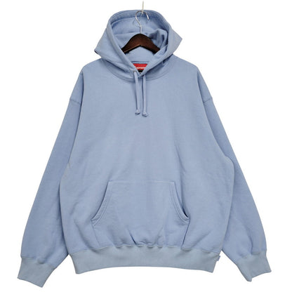【中古品】【メンズ】 SATIN APPLIQUE HOODED SWEATSHIRT サテンアップリケ フーデッド スウェットシャツ パーカー 149-260323-as-04-izu サイズ：L カラー：ブルー 万代Net店